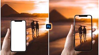 Add Images to mobile display - short Photoshop tutorial #shorts