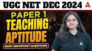 UGC NET Paper 1 | Teaching Aptitude Most Important Questions | By Anshika Ma'am