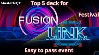 Top 5 deck for Fusion x Link Festival - Easy to pass event - Yu-Gi-Oh! Master Duel - MasterNQT