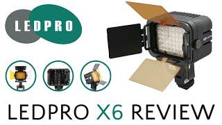 Ledpro X6 (Led Pro) LED On-Camera Video Light Review