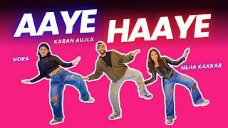 AAYE HAYE Dance  | Karan Aujla, Nora Fatehi, Neha  AFRO Beat Dance Steps  FITNESS DANCE With RAHUL