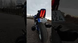 Suzuki Sv 1000 engine start Shoot flames from exhaust