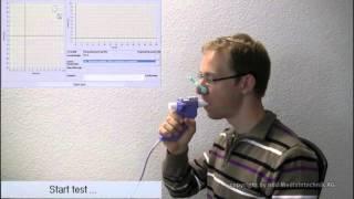 NDD Easy-on-PC Spirometer | FVL Flow Volume Loop test