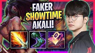 FAKER SHOWTIME WITH AKALI! - T1 Faker Plays Akali MID vs Akshan! | Season 2024