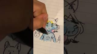 Draw your monster TikTok Trend #art #artist #shorts #trending