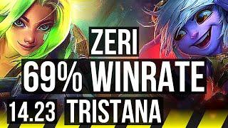 ZERI & Nautilus vs TRISTANA & Heimerdinger (ADC) | 69% winrate | KR Master | 14.23