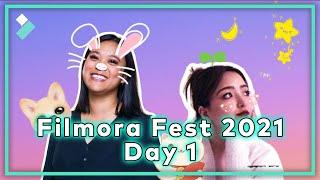 #FilmoraFest2021 Day 1! | Wondershare Filmora X