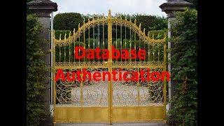 Database Authentication