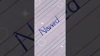 Nawed name status.... #shorts #artylif #handwriting #art #lettering