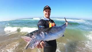 Hunting king mackerel on a kayak