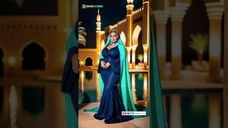 Stunning AI Art of Plus Size Muslim Bridal Abayas | Lookbook