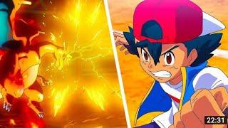 Pokemon Journeys Episode 132 English Subbed | ash vs Leon | Charizard vs Pikachu final battle |