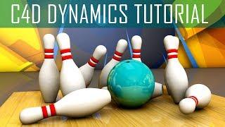 C4D Dynamics Simulation - Rigid Body, Soft Body, Collider Body Dynamics Tutorial