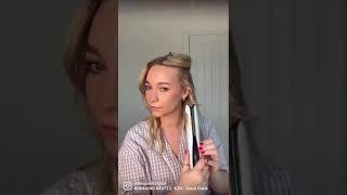 EASY FLAT IRON BEACH WAVES - hair tutorial - beachy hair waves - easy hair waves hairstyle - ghd