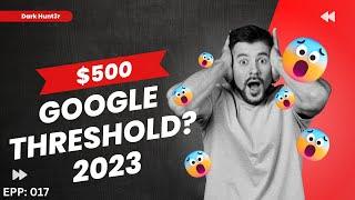 Google Threshold | New Trick 2023 | Free Google Ads | Threshold For Google Ads |#newmethod $400 Free