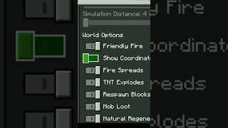 How to Get Co-ordinates in Minecraft PE? #shorts #minecraftshorts