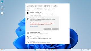 Huella digital de Windows Hello: esta opción no está disponible actualmente