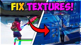 How to FIX Textures NOT Loading/Rendering Properly In Fortnite Chapter 2 Season 5! (2021)