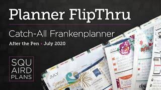 My July Catch-All Frankenplanner Flip Through :: Classic Happy Planner :: Squaird Plans :: 2020