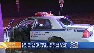 Stolen Movie Prop NYPD Cruiser Found In West Fairmount Park