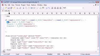 Beginner PHP Tutorial   55   Creating a Find and Replace Application Part 2