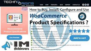 Woocommerce Product Specifications Plugin - How To Install, Configure And Use Specifications Plugin?