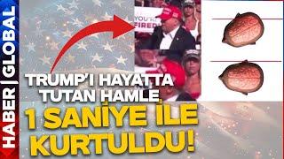 Trump'ı Hayatta Tutan Hamle! 1 Saniye ile Kurtuldu