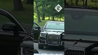 Putin drives Kim Jong-un around in gifted limousine