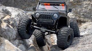 1/10 Scale RC Car Gmade GS02F SPIDER Jeep Rock Crawling.