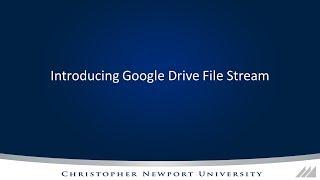 Introducing Google Drive File Stream