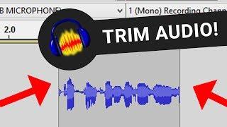 how to trim audio in audacity