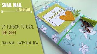 DIY Flipbook One Sheet – Tutorial | Snail Mail – Happy Mail Idea