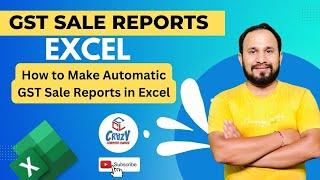  How to Create Automatic GST sale Reports In excel | Make Sale Reports In excel Automatic #GST