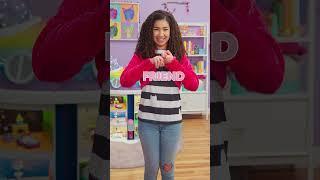 ASL Word of the Day: Learn "Friend" with Gabby! | GABBY'S DOLLHOUSE