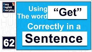 English communication tutorial | How to use “get” in English Grammar| Free spoken English classes