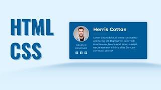 HTML - CSS | Profile Card