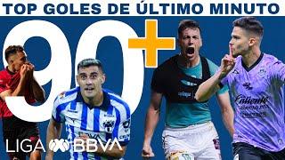 TOP Goles de último minuto, lo más dramático que verás hoy