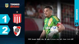 ESTUDIANTES 1 - 2 RIVER I Resumen del partido | #TorneoBetano 2024