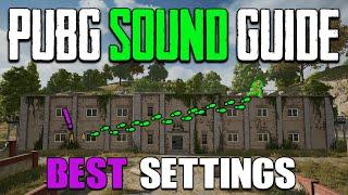 ULTIMATE PUBG SOUND SETTINGS 2022 | FIX FOOTSTEPS | AUDIO GUIDE | SOUND LOCK | PUBG SEASON 12