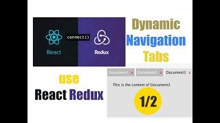 Build Dynamic Navigation Tabs use React Redux (1/2)