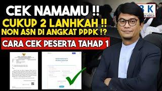 SE RESMI‼️HANYA 2 CARA INI NON ASN DI ANGKAT PPPK 2024