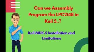 Keil MDK5 Installation and Assembly programming Issues