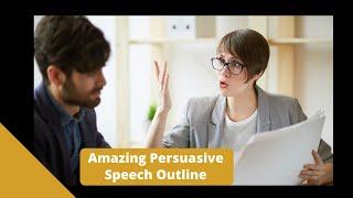 Amazing Persuasive Speech Outline with Sales Presentation Examples