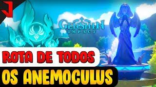 GUIA ATUALIZADO DE ROTA DE ANEMOCULUS! AUMENTE SUA STAMINA O QUANTO ANTES | GENSHIN IMPACT