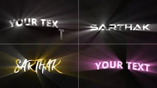 RAYS TEXT EFFECT PRESET PACK ALIGHT MOTION | LINK/XML | ALIGHT MOTION VFX PACK