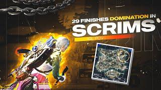 29 Finishes Domination in Scrims  - IGL POV - iPhone 13 - BGMI COMPETETIVE  -  BGIS GRIND 