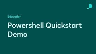 PowerShell Quickstart & Embedded Signing Demo | Developer Education