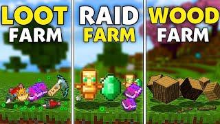 3 MUST HAVE FARM IN MINECRAFT 1.21 ( BEDROCK/PE ) ! INFINITE ITEMS  !