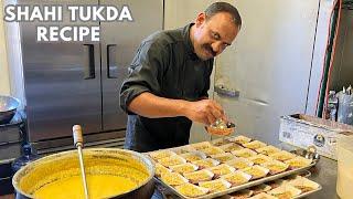 Shahi Tukda Recipe For Buffet | शाही टुकड़ा रेसिपी | Authentic Shahi Tukda | Chef Khursheed Alam