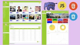 School Management system in PHP, HTML, CSS & JQUERY  AJAX Using MySQL Data base part #1